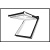 Okno dachowe PVC FAKRO PPP-V MAX U41 ABMX – białe PVC, RAL 7016