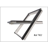 Okno dachowe PVC FAKRO PTP-V U41 – biały RAL 9003, z nawiewnikiem, oblachowanie RAL 7022