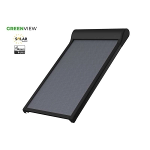 Markiza zewnętrzna FAKRO AMZ KOMFORT Z-Wave Solar 090 ciemny popiel - RAL 9005, Grupa I