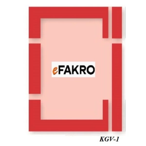 Moduł kołnierza FAKRO EGV AX01 – moduł skrajny lewy, antracyt RAL 7016 Moduł kołnierza FAKRO EGV AX01 – moduł skrajny lewy, antracyt RAL 7016