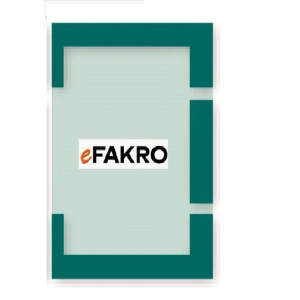 Kołnierz zespolony FAKRO KHV-3-AT Thermo do trzech okien obok siebie – RAL 7022