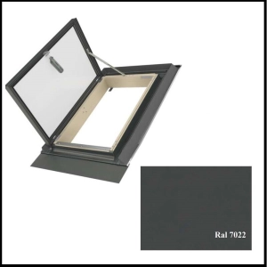 Wyłaz dachowy FAKRO WLI 86x87 cm – RAL 7022