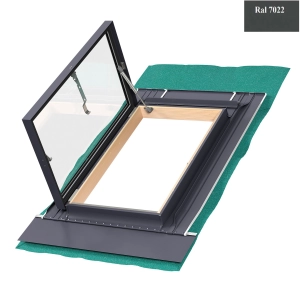 Wyłaz dachowy FAKRO WGU-X 46x75 cm – RAL 7022