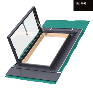 Wyłaz dachowy FAKRO WGU-X 46x75 cm – RAL 9005