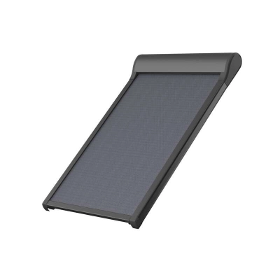 Markiza zewnętrzna FAKRO AMZ KOMFORT Electro 230 092 popiel - RAL 7016, Grupa II