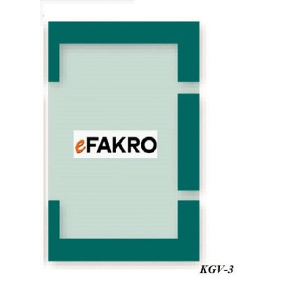 Moduł kołnierza FAKRO EGV AX03 – moduł skrajny prawy, antracyt RAL 7016