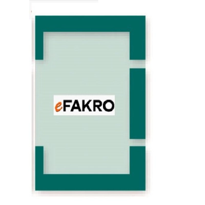Kołnierz zespolony FAKRO KHV-3-AT Thermo do trzech okien obok siebie – RAL 7022