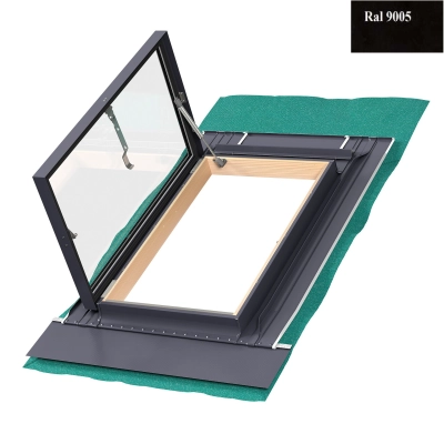 Wyłaz dachowy FAKRO WGU-X 46x75 cm – RAL 9005