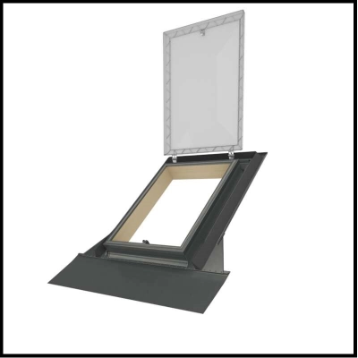 Wyłaz dachowy FAKRO WSH 86x86 cm – do pokryć wysokoprofilowanych
