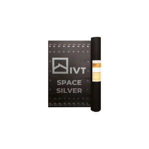 Mocna membrana dachowa SPACE SILVER 210g/m2 na pełne deskowanie z podwójnym paskiem klejącym