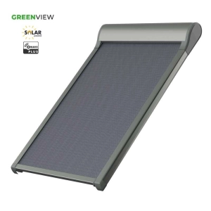 Markiza zewnętrzna FAKRO AMZ KOMFORT Z-Wave Solar 089 grafitowy - RAL 7022, Grupa I