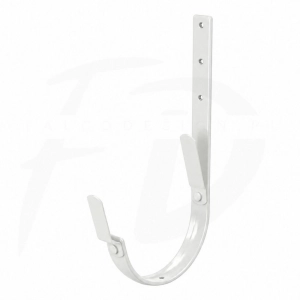 Hak długi z 2 blaszkami 210 mm NIAGARA poliuretan Ø110 mm kolor biały RAL 9010