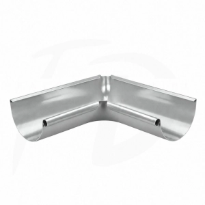 Narożnik wewnętrzny 90° NIAGARA poliuretan Ø110 mm kolor srebrny RAL 9006