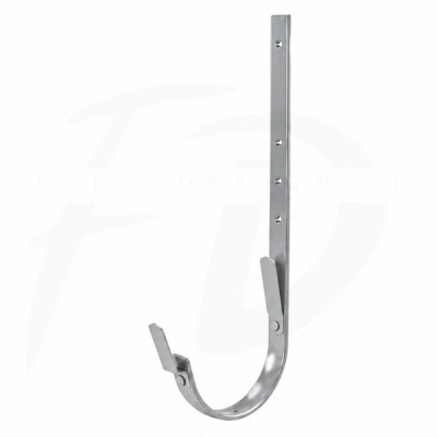 Hak LONGER z 2 blaszkami 320 mm NIAGARA poliuretan Ø190 mm kolor srebrny RAL 9006