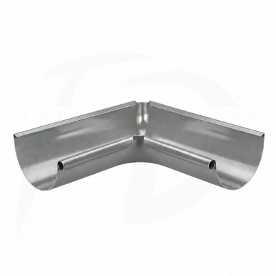 Narożnik wewnętrzny 90° NIAGARA poliuretan Ø125 mm kolor srebrny metalik RAL 9007