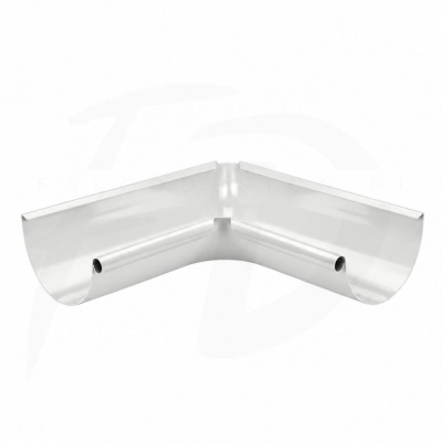 Narożnik wewnętrzny 90° NIAGARA poliuretan Ø125 mm kolor biały RAL 9010