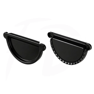 Denko rynny głębokie NIAGARA poliuretan Ø125 mm kolor czarny RAL 9005
