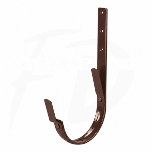 Hak długi z 2 blaszkami 210 mm NIAGARA poliuretan Ø190 mm kolor brązowy RAL 8017
