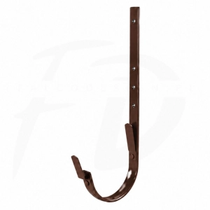 Hak LONGER z 2 blaszkami 320 mm NIAGARA poliuretan Ø150 mm kolor brązowy RAL 8017