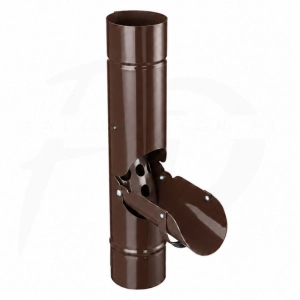 Łapacz deszczówki - czyszczak NIAGARA poliuretan Ø120 mm kolor brązowy RAL 8017