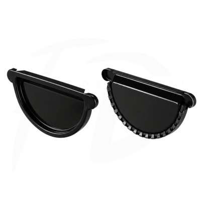 Denko rynny głębokie NIAGARA poliuretan Ø110 mm kolor czarny RAL 9005