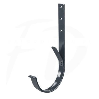 Hak długi pod wulstę 210 mm NIAGARA poliuretan Ø110 mm kolor antracytowy RAL 7016