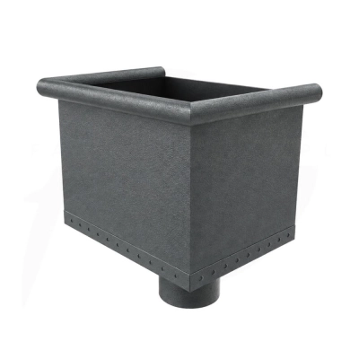 Kosz zlewowy NIAGARA poliuretan z wylotem Ø90 mm kolor antracytowy PUM RAL 7016 mat