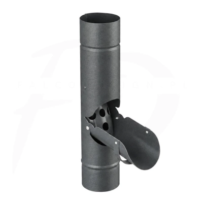 Łapacz deszczówki - czyszczak NIAGARA poliuretan Ø90 mm kolor antracytowy PUM RAL 7016 mat