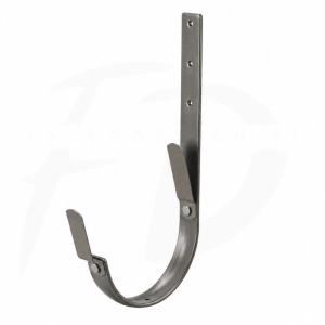 Hak długi z 2 blaszkami 210 mm NIAGARA do rynny tytan-cynk patyna Ø125 mm - system 125/90