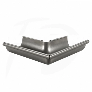Narożnik zewnętrzny 90° NIAGARA tytan-cynk patyna Ø125 mm - system 125/100