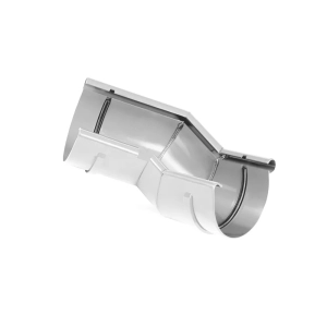Narożnik zewnętrzny na dowolny kąt BRYZA PVC Ø150 mm – biały