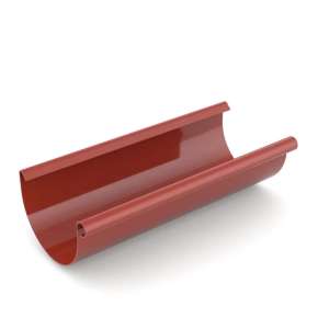 Rynna dachowa BRYZA PVC Ø150 mm, 3 m – czerwona