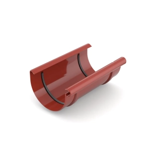 Złączka rynnowa BRYZA PVC Ø150 mm – czerwona