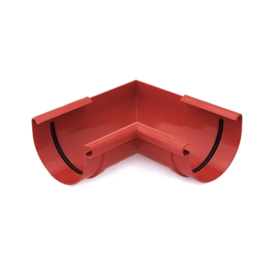 Narożnik wewnętrzny 90° BRYZA PVC Ø150 mm – czerwony