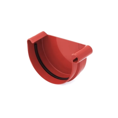 Denko prawe rynny BRYZA PVC Ø150 mm – czerwone