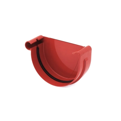 Denko lewe rynny BRYZA PVC Ø150 mm – czerwone