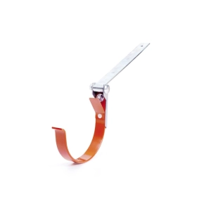 Hak rynnowy regulowany BRYZA Ø125 mm – ceglasty