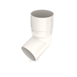 Kolano rury na dowolny kąt BRYZA PVC Ø110 mm – białe