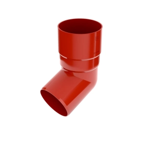 Kolano rury na dowolny kąt BRYZA PVC Ø110 mm – czerwone