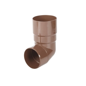 Kolano rury na dowolny kąt BRYZA PVC Ø63 mm – brązowe