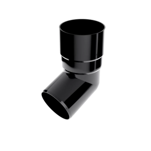Kolano rury na dowolny kąt BRYZA PVC Ø90 mm – czarne