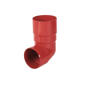 Kolano rury na dowolny kąt BRYZA PVC Ø63 mm – czerwone