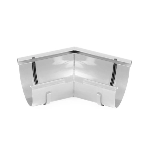 Narożnik wewnętrzny na dowolny kąt BRYZA PVC Ø75 mm – biały