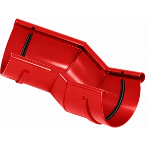 Narożnik wewnętrzny wielopłaszczyznowy BRYZA PVC Ø150 mm – czerwony