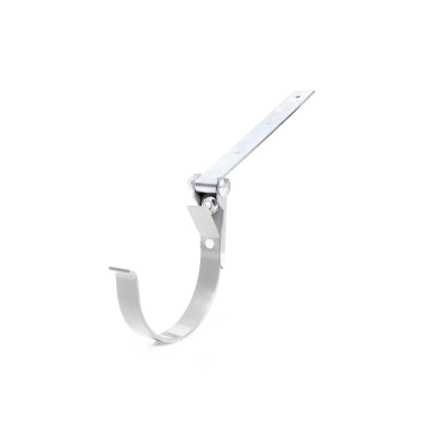 Hak rynnowy regulowany BRYZA Ø150 mm – biały