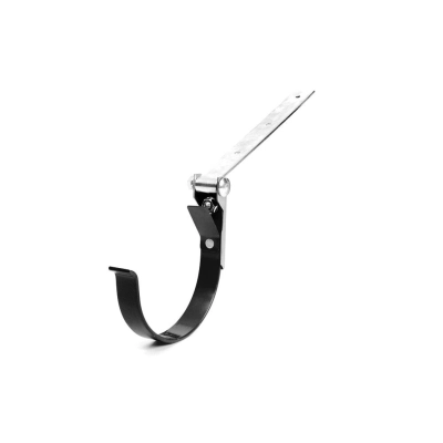 Hak rynnowy regulowany BRYZA Ø125 mm – czarny