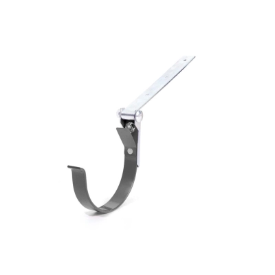 Hak rynnowy regulowany BRYZA Ø125 mm – grafitowy