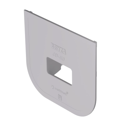 Klapka osadnika BRYZA PVC – szara