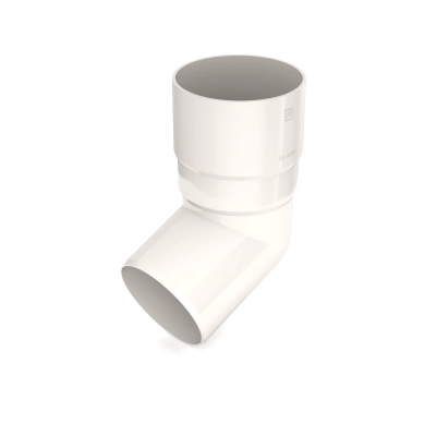 Kolano rury na dowolny kąt BRYZA PVC Ø110 mm – białe