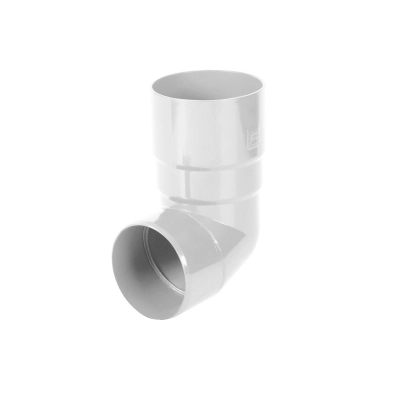 Kolano rury na dowolny kąt BRYZA PVC Ø63 mm – białe